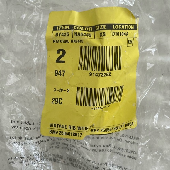 NWT ❣️J.Crew XS Vintage Rib Wide-Strap Tank Top - Picture 6 of 6